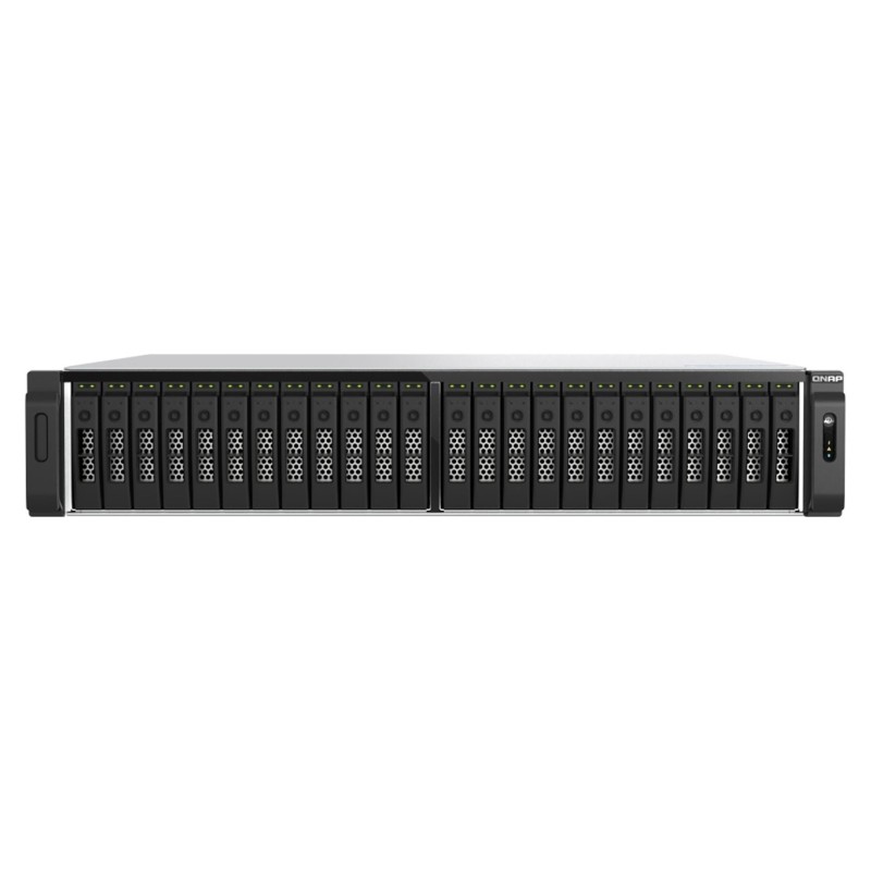 QNAP TS-h3077AFU-R5-32G (Ryzen Pro 5,1GHz, ZFS, 32GB DDR5 RAM, 30x 2,5" SATA, 2x 2,5GbE, 2x 10GbE)