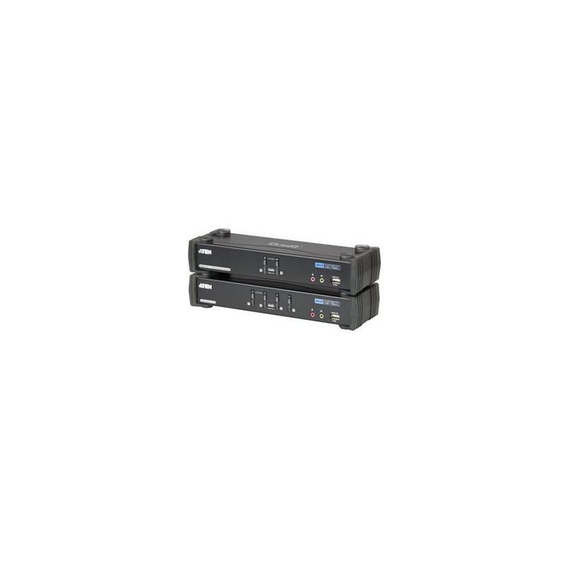 Aten 4-port DVI KVMP USB, usb hub,audio 7.1,kabely