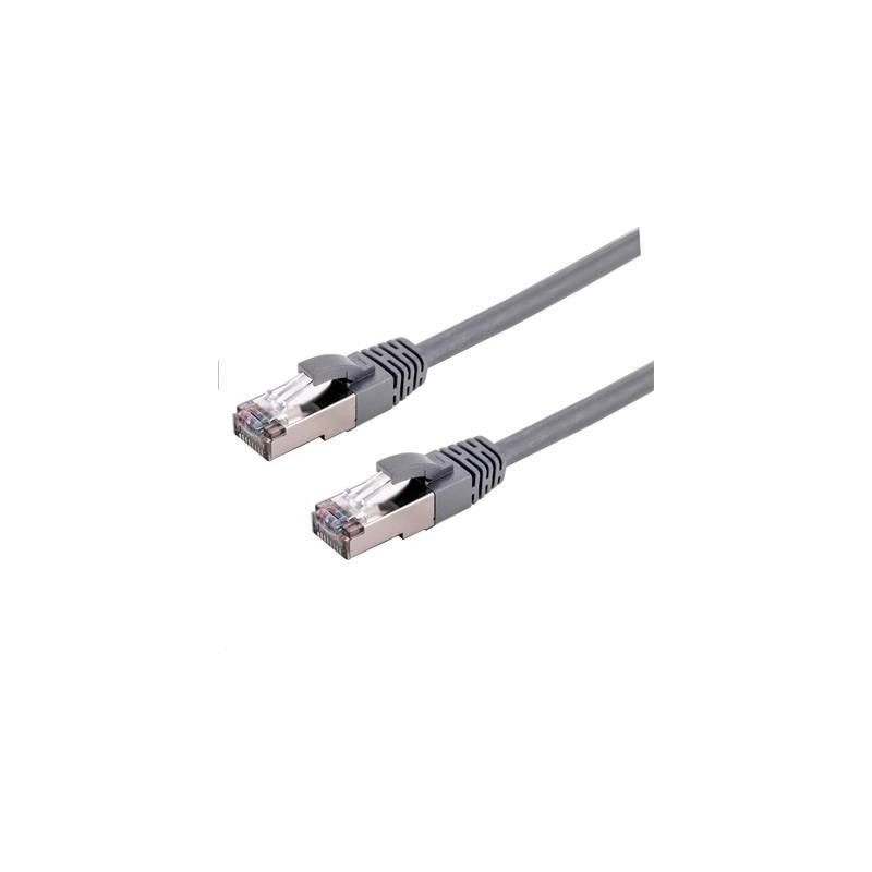 C-TECH kabel patchcord Cat7, S/FTP, šedý, 0,5m