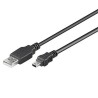 PremiumCord Kabel mini USB, A-B, 5pinů, 1m