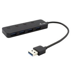 i-tec USB 3.0 nabíjecí HUB 4port s individuálními vypínači