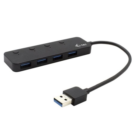 i-tec USB 3.0 nabíjecí HUB 4port s individuálními vypínači