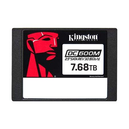 QNAP Kingston, SSD, DC600M, SATA III, 2.5-inch, 7,68TB, SEDC600M/7680G