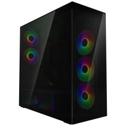 ARCTIC Xtender (Black) black window with GPU