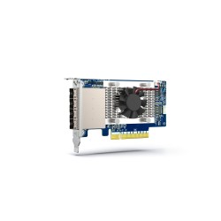QNAP 4-port miniSAS HD host bus adapter, Broadcom Aero SAS3816, PCIe 4.0 x 8 for TL SAS JBOD series