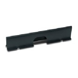 Shielding Partition Solid 600mm wide Black