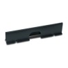 Shielding Partition Solid 600mm wide Black