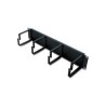 2U Horizontal Cable Organizer Black