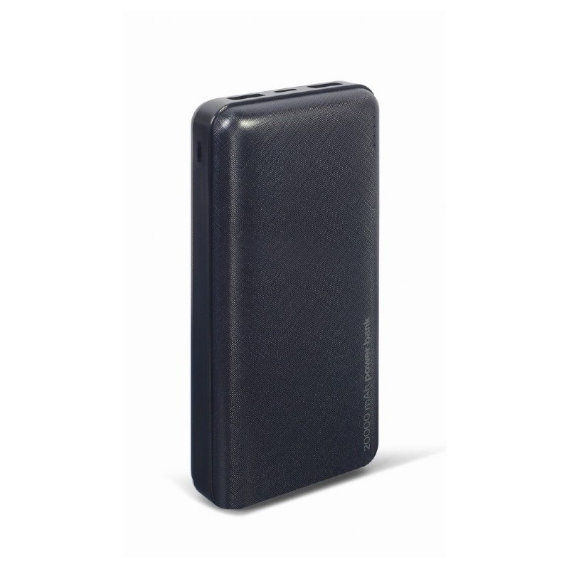 GEMBIRD powerbanka 20 000 mAh černá