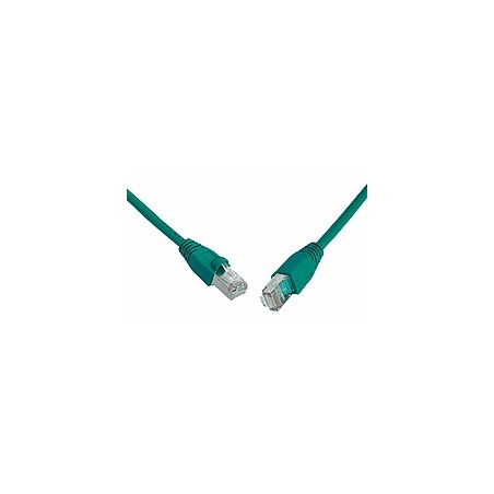 SOLARIX patch kabel CAT5E SFTP PVC 7m zelený snag-proof
