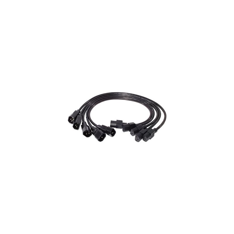 APC PWR Cord Kit, 10A, 100-230V, 2',(5) C13 TO C14