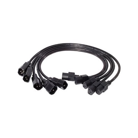APC PWR Cord Kit, 10A, 100-230V, 2',(5) C13 TO C14