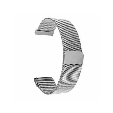 Tactical 699 Loop Magnetický Kovový Řemínek 22mm Silver