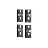 Easy Rack PDU mounting bracket,single width, 2pair