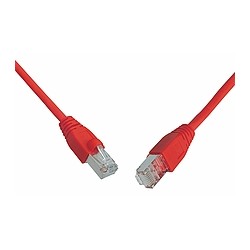 SOLARIX patch kabel CAT5E SFTP PVC 7m červený