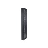 Valueline, Vertical Cable Manager for 2 & 4 Post Racks, 84"H X 6"W, Double-Sided with Doors