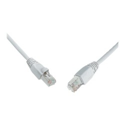SOLARIX patch kabel CAT6 SFTP PVC 0,5m šedý snag-proof