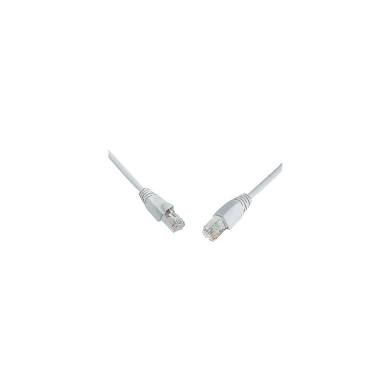 SOLARIX patch kabel CAT6 SFTP PVC 0,5m šedý snag-proof