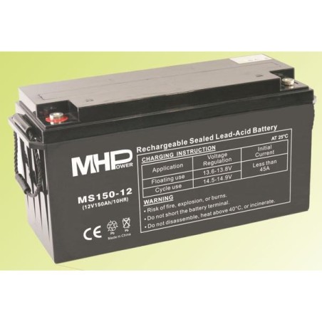 Pb akumulátor MHPower VRLA AGM 12V/150Ah (MS150-12 MS15012
