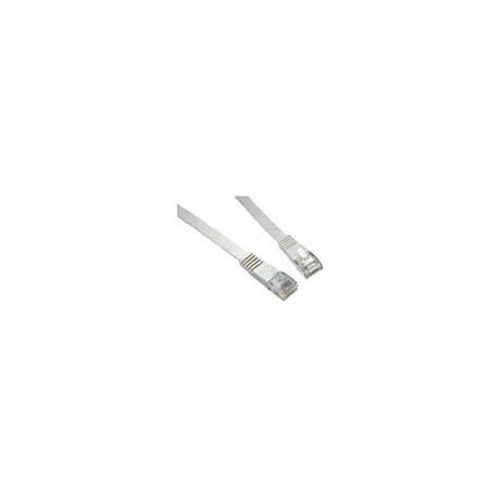 Solarix Patch kabel plochý CAT6 UTP LSOH 1m šedý non-snag-proof