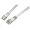 Solarix Patch kabel plochý CAT6 UTP LSOH 0,5m šedý non-snag-proof