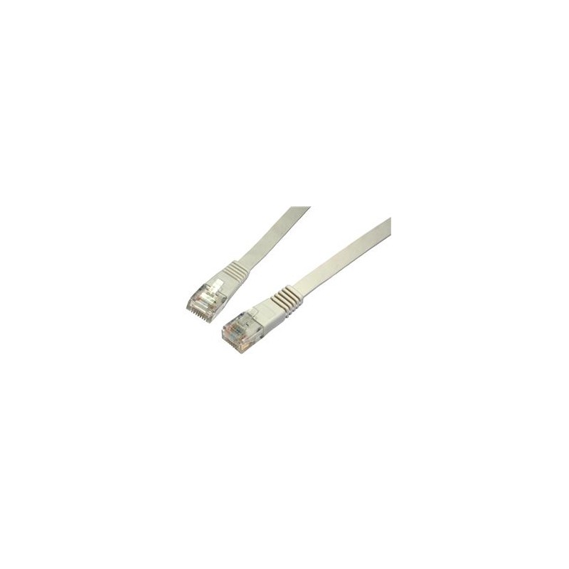 SOLARIX patch kabel plochý CAT6 UTP LSOH 3m šedý