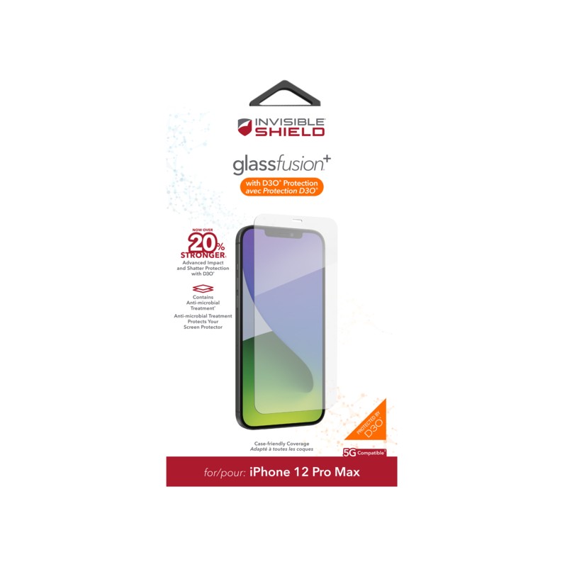 ZAGG Invisible Shield Fusion + D3O hybridní sklo iPhone 12 Pro Max