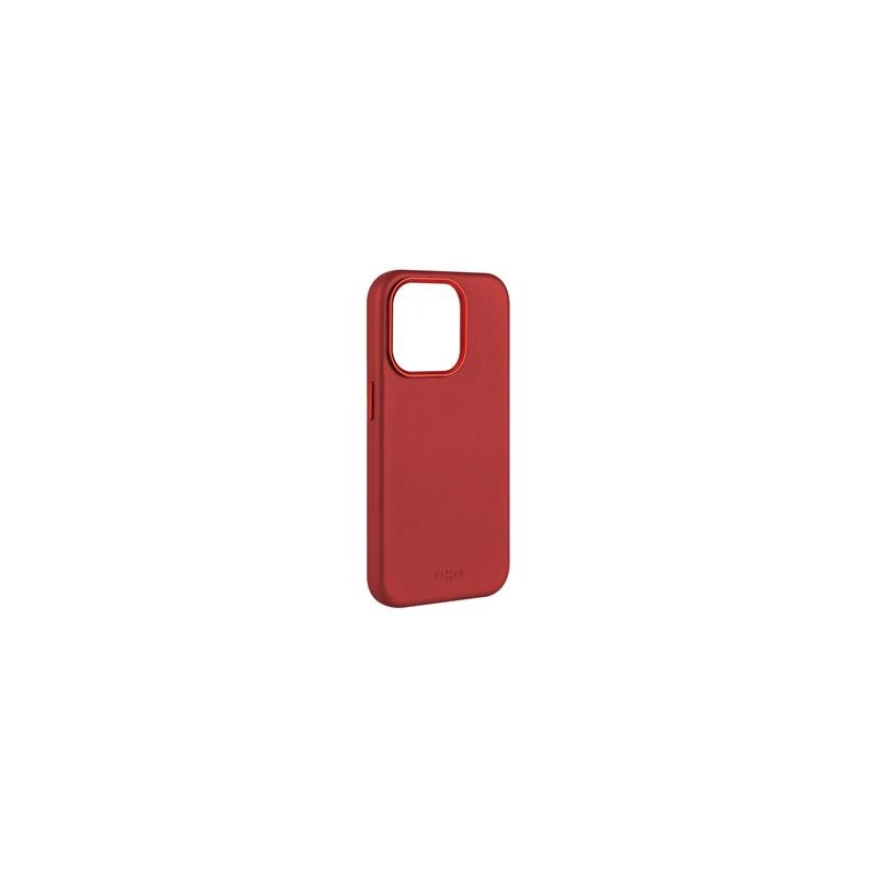 FIXED MagLeather kožený kryt iPhone 15 Pro červený
