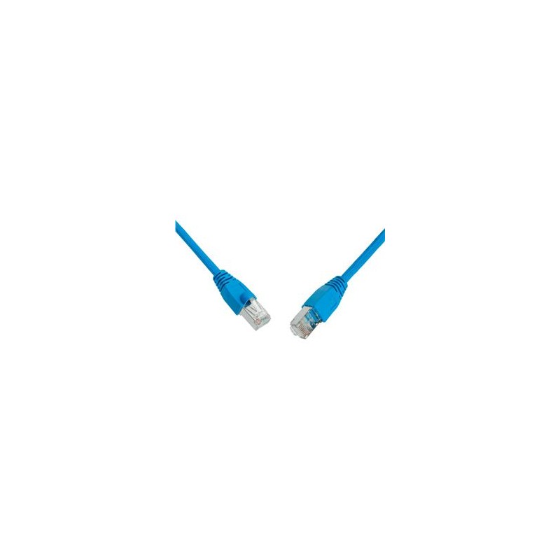 SOLARIX patch kabel CAT6 SFTP PVC 1m modrý snag-proof