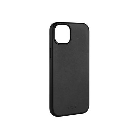 FIXED MagLeather kožený kryt iPhone 14, černý