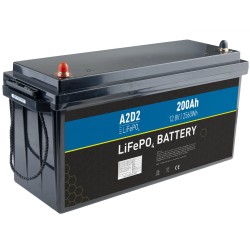 A2D2 baterie LiFePO4 12,8V 200Ah M8 (REPT cells)