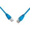 SOLARIX patch kabel CAT6 SFTP PVC 7m modrý snag-proof
