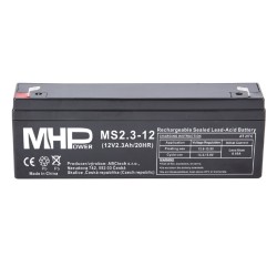 MHPower MS2.3-12 olověný akumulátor AGM 12V/2.3Ah,