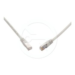 SOLARIX 10G patch kabel CAT6A SFTP LSOH 15m, šedý non-snag proof