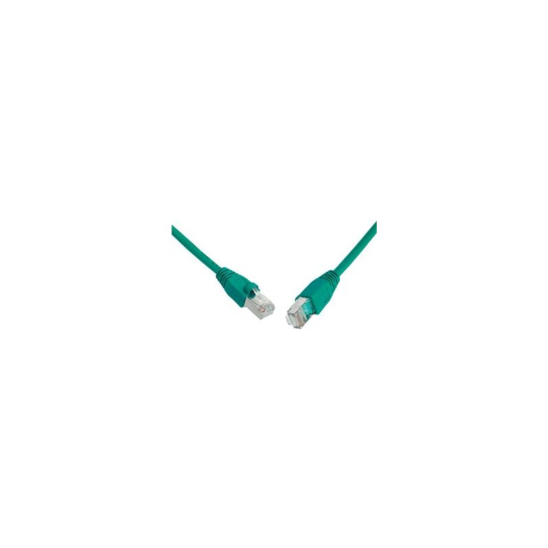 SOLARIX patch kabel CAT6 SFTP PVC 3m zelený