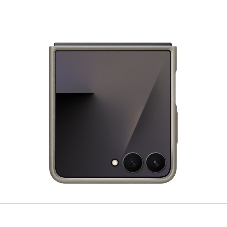 Samsung Ochranný kryt z veganské kůže Flip7 Taupe