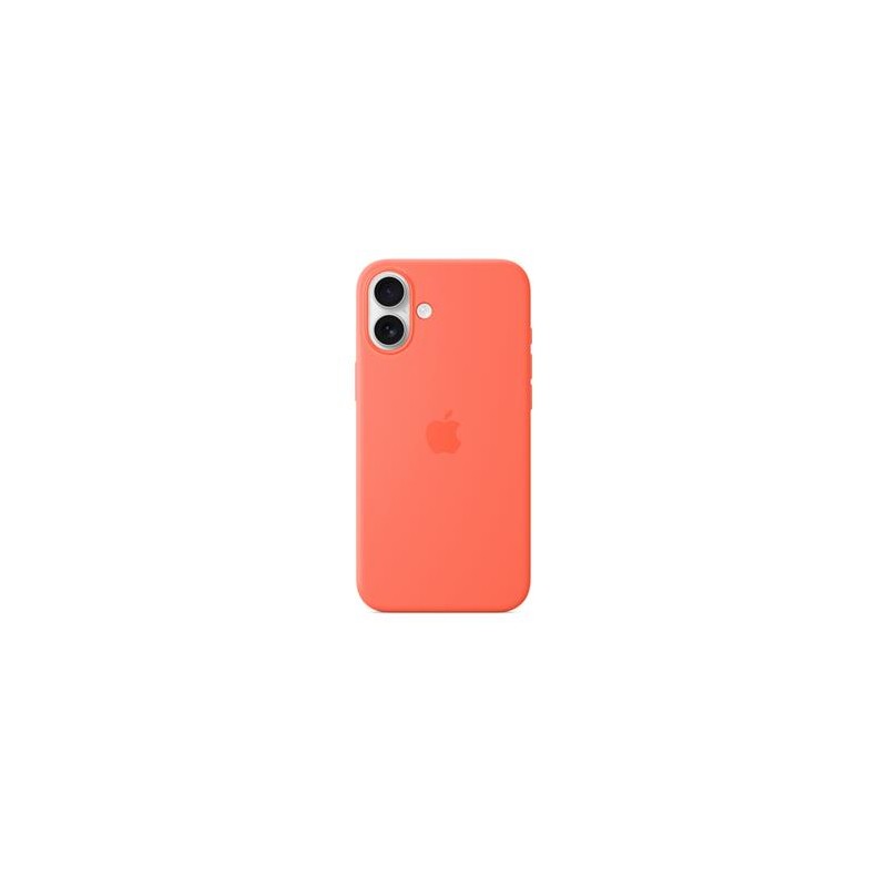 iPhone 16 Plus Silicone Case with MS - Tangerine