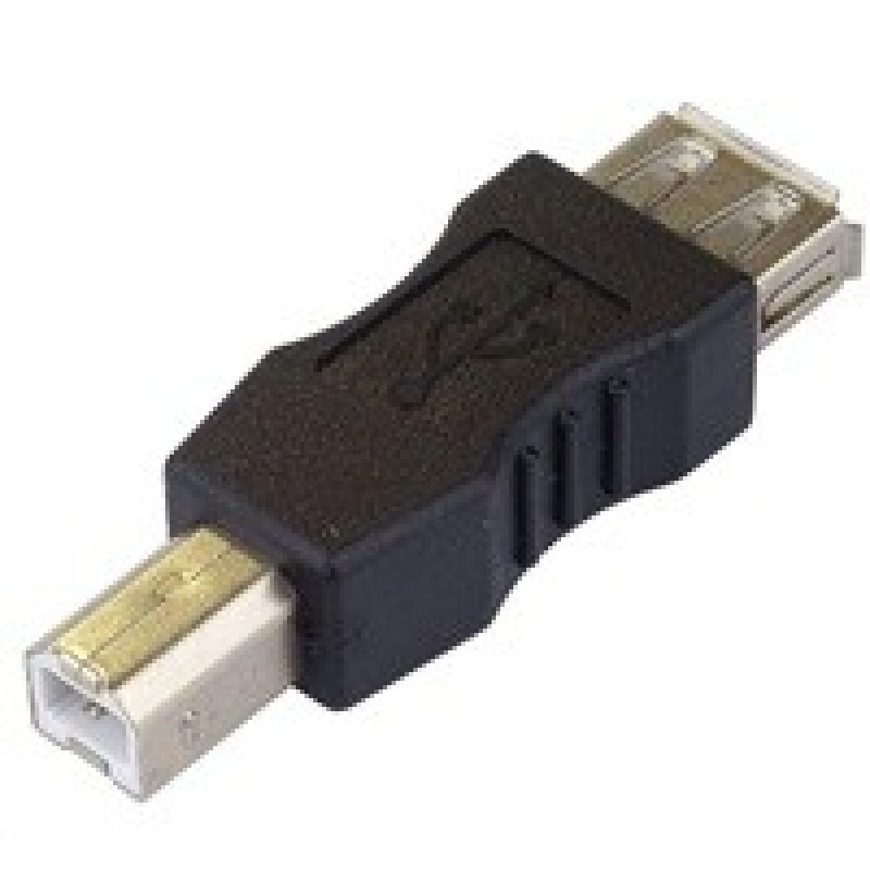 PremiumCord USB redukce A-B, Female/Male