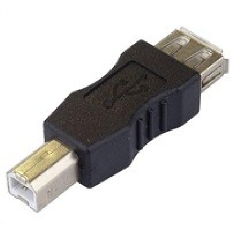 PremiumCord USB redukce A-B, Female/Male