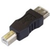 PremiumCord USB redukce A-B, Female/Male