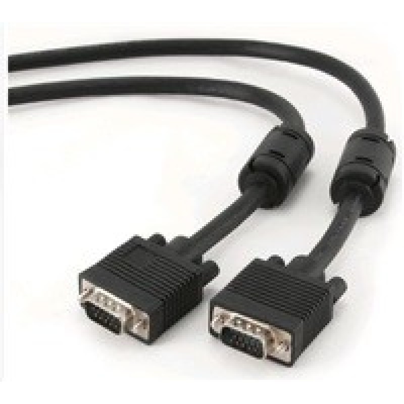 GEMBIRD Kabel VGA propojovací 1,8m, černý (HD15M/M, dvojité stínění, feritová jádra)