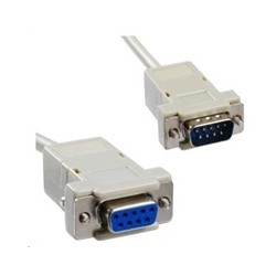 PREMIUMCORD Kabel sériový 2m prodlužovací (Canon 9M/9F, rozebírací, RS232)