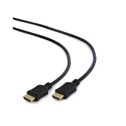GEMBIRD Kabel HDMI-HDMI 3m, 1.4, M/M stíněný, zlacené kontakty, CCS, ethernet, černý