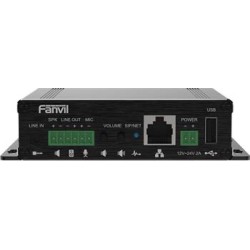 Fanvil PA3 SIP paging brána, 2xSIP, reproduktor rozhr, audio in/out, USB