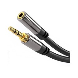 PREMIUMCORD prodlužovací kabel, Jack 3.5mm - Jack 3.5mm M/F 3m