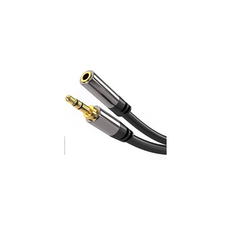 PREMIUMCORD prodlužovací kabel, Jack 3.5mm - Jack 3.5mm M/F 3m