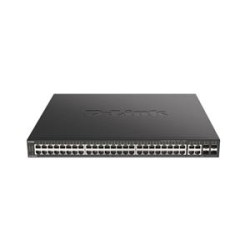 D-Link DGS-2000-52MP Managed PoE switch, 48x GbE PoE+, 4x RJ45/SFP, PoE 370W