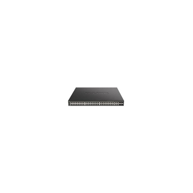 D-Link DGS-2000-52MP Managed PoE switch, 48x GbE PoE+, 4x RJ45/SFP, PoE 370W