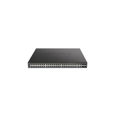 D-Link DGS-2000-52MP Managed PoE switch, 48x GbE PoE+, 4x RJ45/SFP, PoE 370W