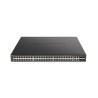 D-Link DGS-2000-52MP Managed PoE switch, 48x GbE PoE+, 4x RJ45/SFP, PoE 370W